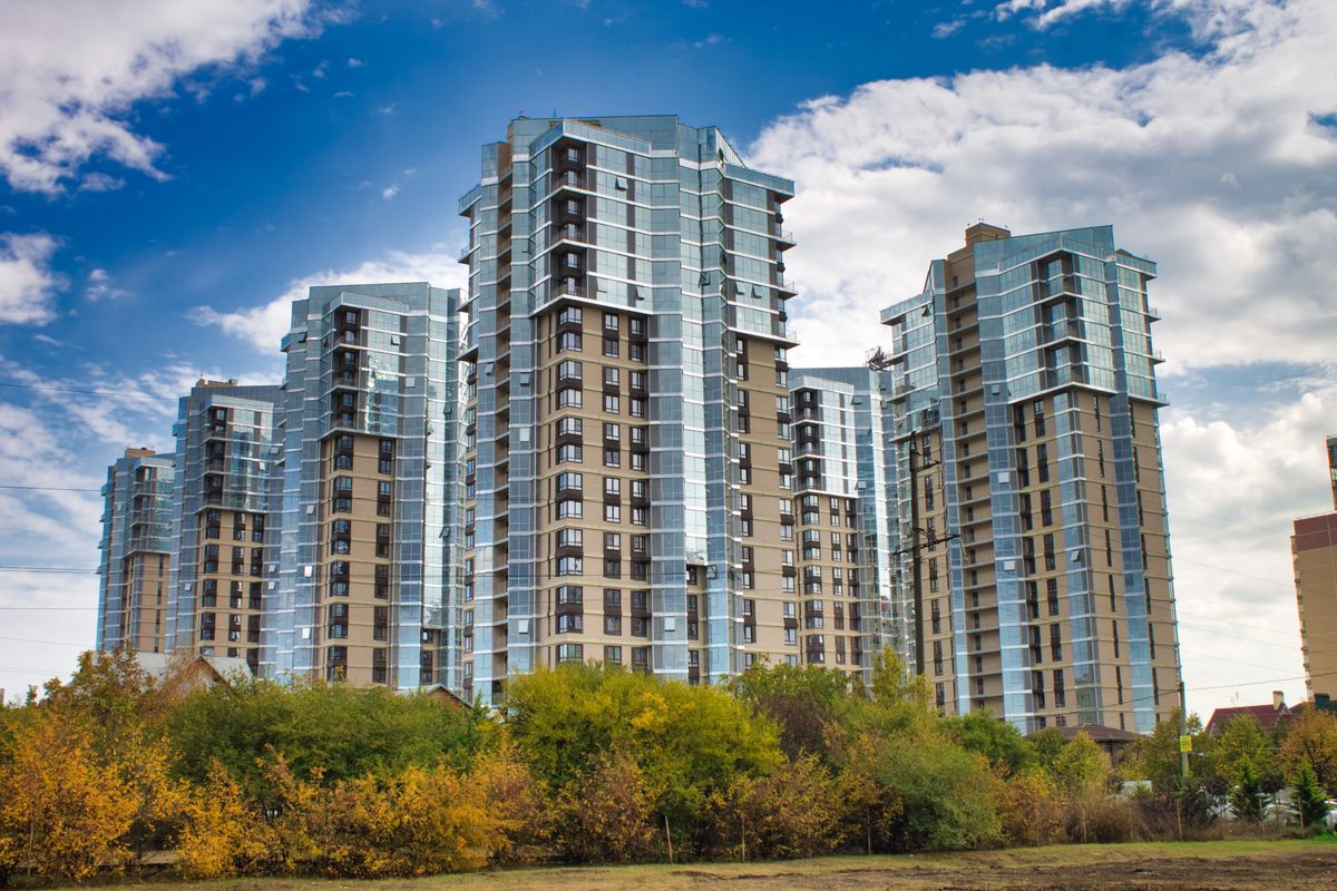 Modern residential tower in Santa Cruz de la Sierra